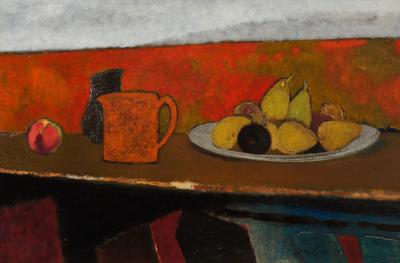 Rene Genis Oil on Canvas by Rene Genis French b 1922 d 2004 