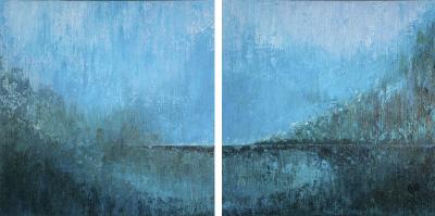  Rep Ringel A pair of paintings Lesser Diptych