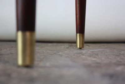  Replogle 1960s Replogle Illuminated Glass Globe on Mahogany Stand