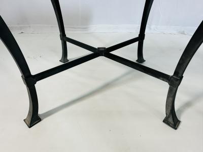  Restoration Hardware Pair of Restoration Hardware Antibes Aluminum Side Tables