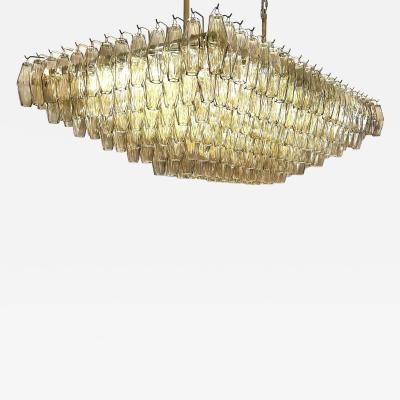 Restoration Hardware Restoration Hardware Luminaire Chiara Chandelier Brass Smoked Glass