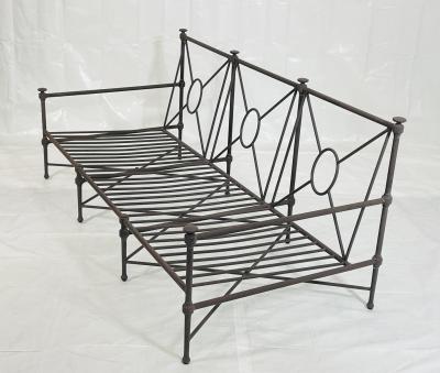  Restoration Hardware Stunning Aluminum Outdoor Sofa by Restoration Hardware Modern Seating