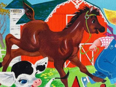  Retta Scott Horses Chicken Ducks Rooster and Pigs Childrens Book Female Illustrator