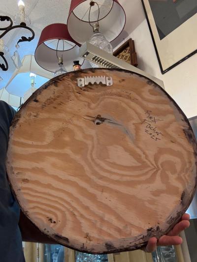  Rexx Fischer Queen Angel Fish Ceramic Wall Sculpture