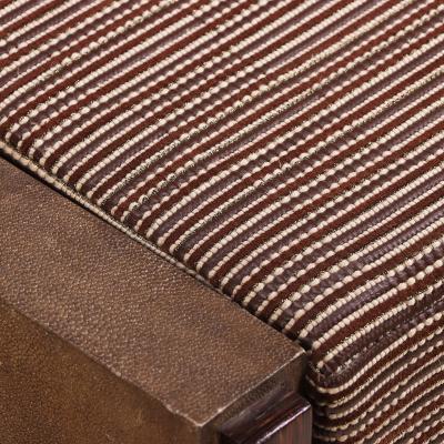  Ria Youri Augousti Pair of shagreen covered stools by R Y Augousti Paris