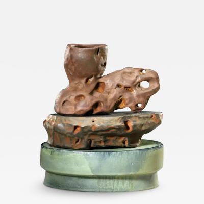  Richard A Hirsch Richard Hirsch Ceramic Scholar Rock Cup Sculpture 2018