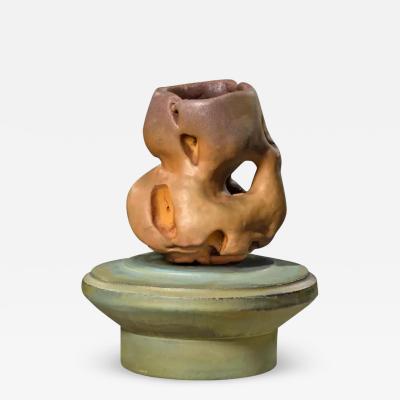  Richard A Hirsch Richard Hirsch Ceramic Scholar Rock Cup Sculpture 43 2017