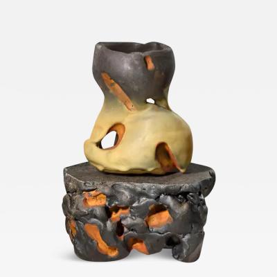  Richard A Hirsch Richard Hirsch Ceramic Scholar Rock Cup Sculpture 46 2018