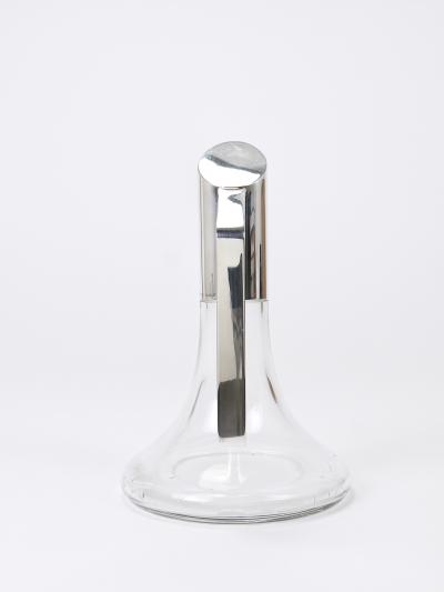  Riedel Riedel Mesa Elegant Silver Crystal Carafe Decanter Pitcher Italy 1980s