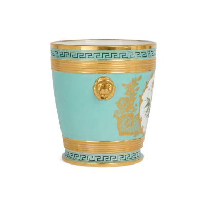  Rihouet Pair of antique French porcelain cachepots by Rihouet