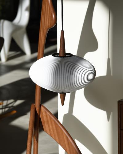  Rispal Large Rispal Praying Mantis Sculptural Floor Lamp in Mahogany