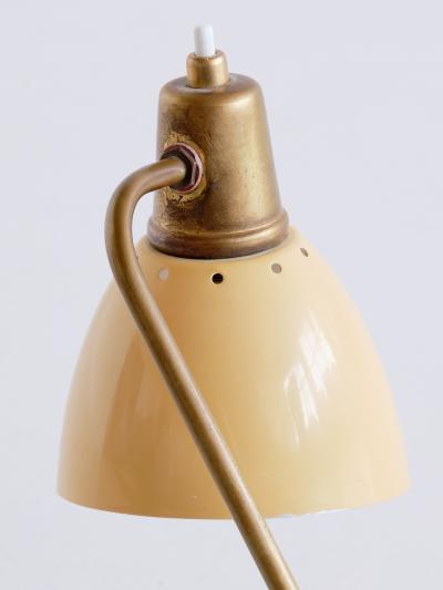  Robert Caillat Robert Caillat Table Lamp with Yellow Adjustable Shade France 1950s