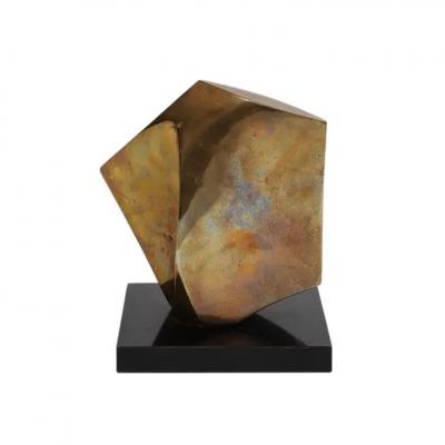  Robert Helsmoortel Robert Helsmoortel Bronze Sculpture Abstract Biomorphic Signed