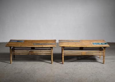  Robert Jean Cloutier Pair of Robert Jean Cloutier coffee tables
