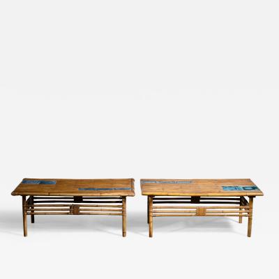  Robert Jean Cloutier Pair of Robert Jean Cloutier coffee tables