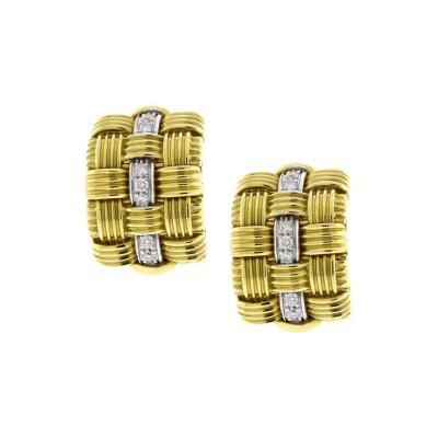  Roberto Coin ROBERTO COIN APPASSIONATA EARRINGS WITH DIAMONDS