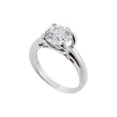  Roberto Coin Roberto Coin Platinum C Diamond Engagement Ring