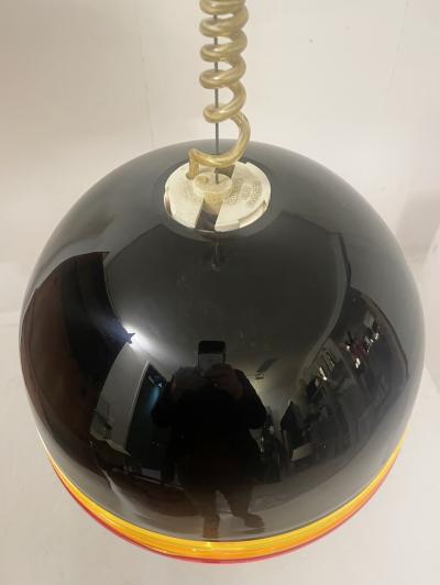  Roberto Pamio Noti Massari Renato Toso Pair of Mid Century Murano Glass Suspension Lights by Roberto Pamio