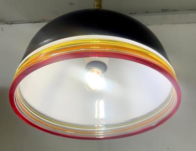 Roberto Pamio Noti Massari Renato Toso Pair of Mid Century Murano Glass Suspension Lights by Roberto Pamio