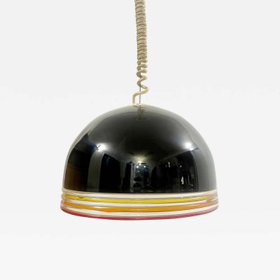  Roberto Pamio Noti Massari Renato Toso Pair of Mid Century Murano Glass Suspension Lights by Roberto Pamio