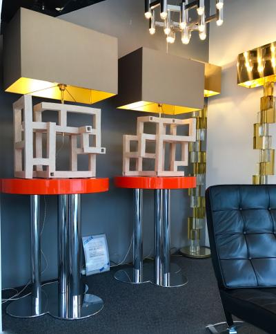  Roberto Razeni Contemporary Ceramic Lamps Labyrinth Italy