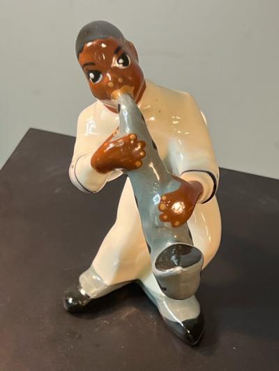  Robj Co STYLIZED CERAMIC JAZZ TRIO IN THE MANNER OF ROBJ