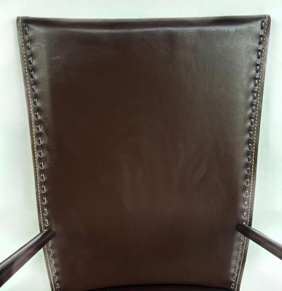  Roche Bobois Roche Bobois Expandable Dining Room Table with Six Matching Chairs From a Set