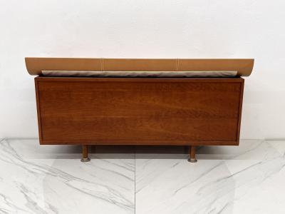  Roche Bobois Roche Bobois Leather Top Vanity Dresser Luigi Gorgoni