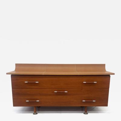  Roche Bobois Roche Bobois Leather Top Vanity Dresser Luigi Gorgoni