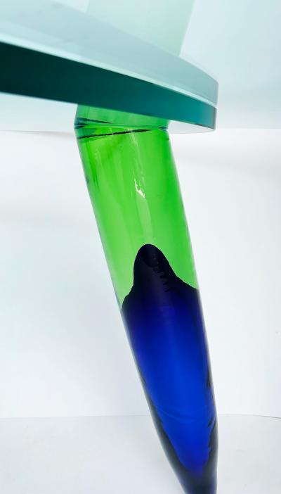  Roche Bobois Roche Bobois Maurice Barilone Murano Glass Dining Table Paris Signed