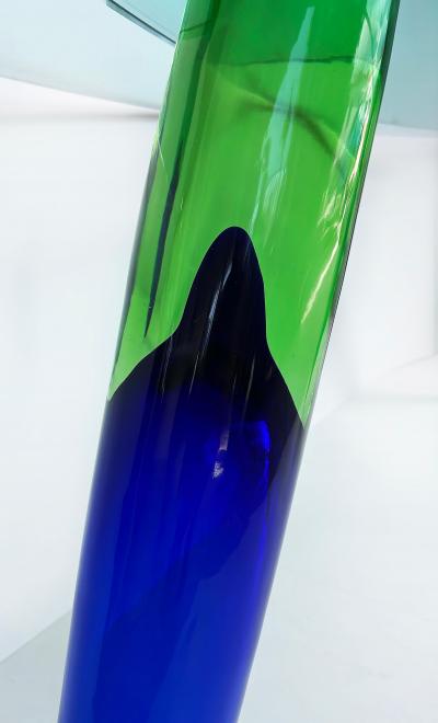  Roche Bobois Roche Bobois Maurice Barilone Murano Glass Dining Table Paris Signed