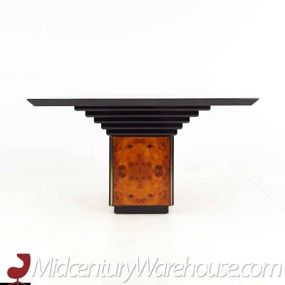  Roche Bobois Roche Bobois Mid Century Burlwood Dining Table