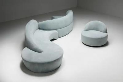  Roche Bobois Sofa by Vladimir Kagan for Roche Bobois France 2003