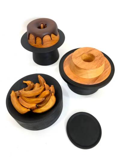  Rodrigo Calixto and Guilherme Contemporary Pudim de Leite Sculpture by Brazilian Designer Guilherme Sass