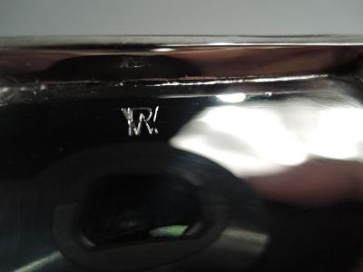  Roger Williams Silver Co Pair of American Modern Georgian Sterling Silver Candlesticks