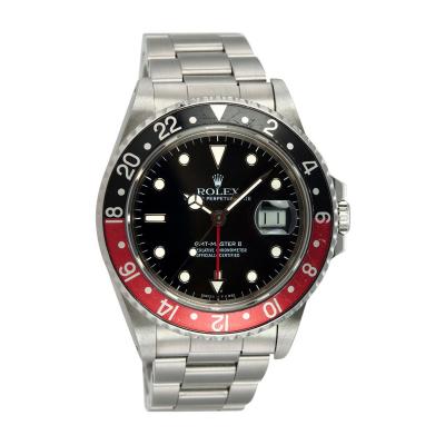  Rolex Rolex GMT Master II Watch Ref 16760 Circa 1984