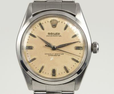 Rolex Rolex Stainless Steel Oyster Perpetual Wristwatch Circa 1958