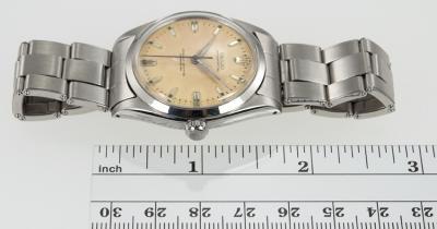 Rolex Rolex Stainless Steel Oyster Perpetual Wristwatch Circa 1958