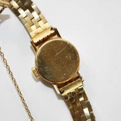  Rolex Watch Co 18K Yellow Gold Vintage Rolex Watch w 13K Band