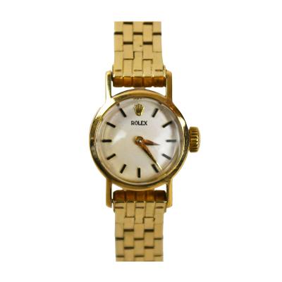  Rolex Watch Co 18K Yellow Gold Vintage Rolex Watch w 13K Band