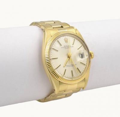 Rolex Watch Co ROLEX 14K YELLOW GOLD DATE WRISTWATCH REF 1503 1981