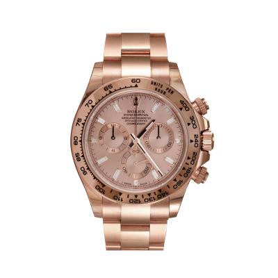  Rolex Watch Co Rolex Cosmograph Daytona 18K Rose gold MDL 116505 Factory Diamond Pink Dial