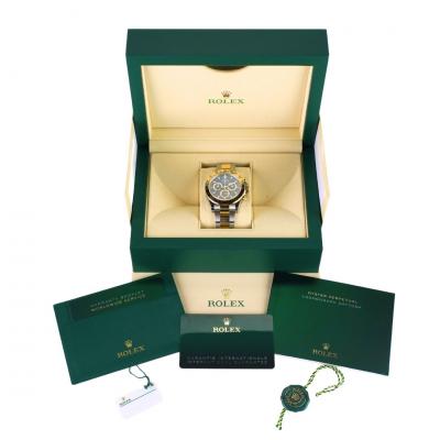  Rolex Watch Co Rolex Cosmograph Daytona 40mm 18K Yellow Gold Steel Black Dial