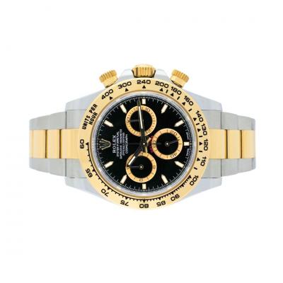  Rolex Watch Co Rolex Cosmograph Daytona 40mm 18K Yellow Gold Steel Black Dial