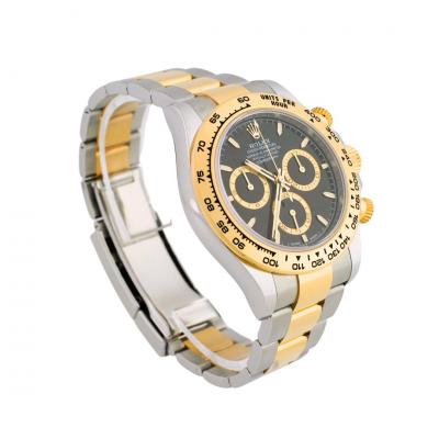  Rolex Watch Co Rolex Cosmograph Daytona 40mm 18K Yellow Gold Steel Black Dial