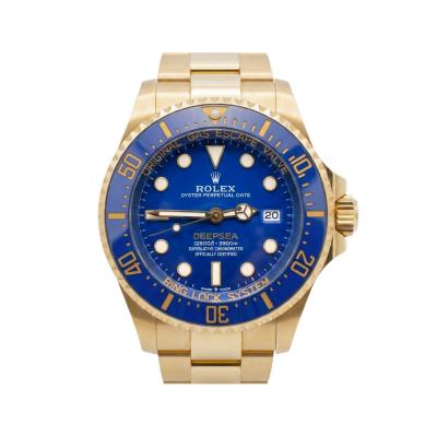  Rolex Watch Co Rolex Deepsea 136668LB 18K Yellow Gold Blue Dial 44mm
