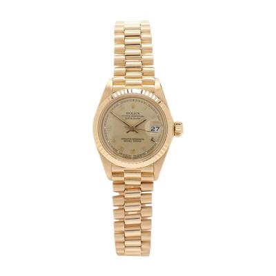  Rolex Watch Co Rolex President Datejust 26mm Fluted 18K Gold Ladies Watch