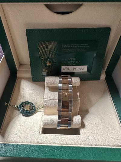 Rolex Watch Co Rolex Sky Dweller 326933 18k Gold and Silver Oyster Bracelet