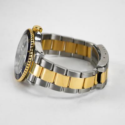  Rolex Watch Co Rolex Submariner 1999 Two Tone Blue Dial MDL 16613 36mm