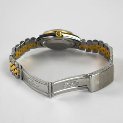  Rolex Watch Co Rolex Two Tone Datejust w White Roman Numeral Dial 36mm